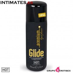 Glide Premium Liquid Pleasure 50 ml · Lubricante silicona · Hot