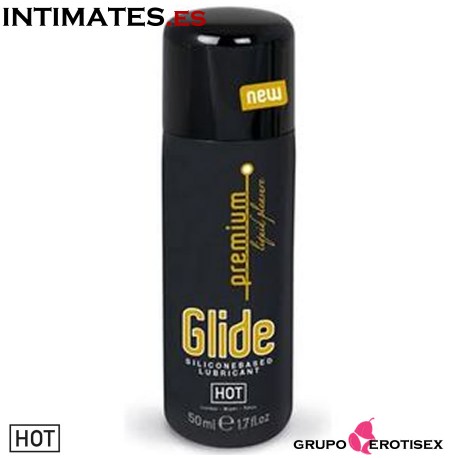 Glide Premium Liquid Pleasure 50 ml · Lubricante silicona · Hot