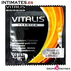 Preservativo con efecto calor Stimulation & Warming · Vitalis