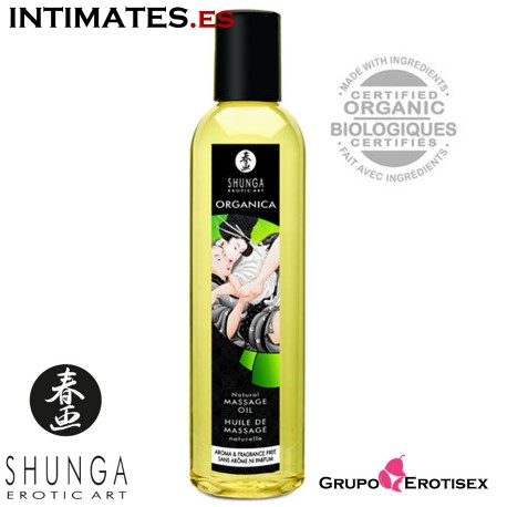 Organica · Aceite de masaje natural · Shunga