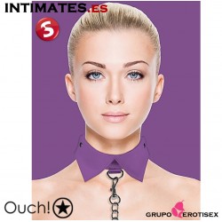 Exclusive Collar & Leash - Purple · Ouch!