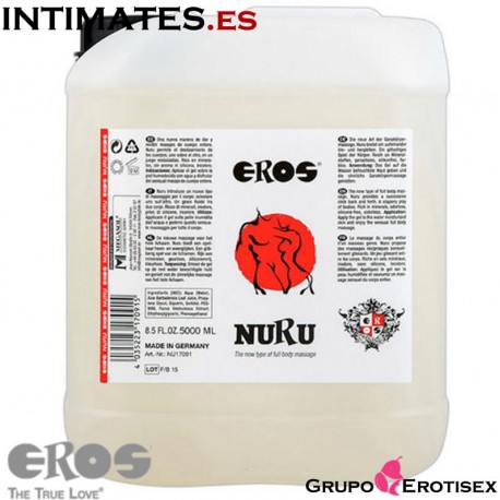 Nuru 5000ml · Aceite de masaje cuerpo entero · Eros