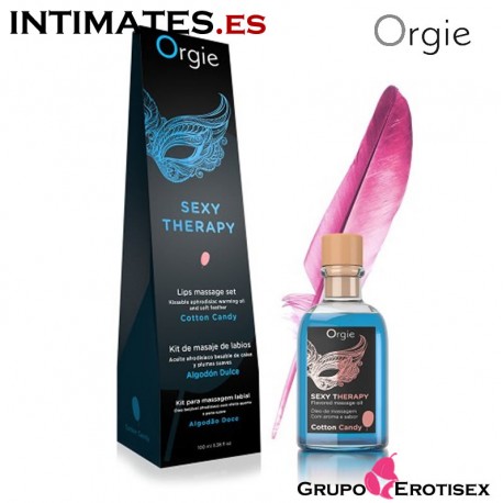 Lips Massage Kit Cotton Candy · Kit de masaje para besar · Orgie