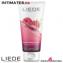 Raspberry · Lubricante con sabor frambuesa · Liebe