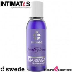 Fruity Love™ Massage blueberry/cassis · Aceite efecto calor · Swede