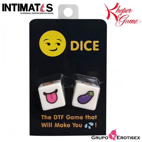 DTF Dice · juego de dados emojis · Kheper Games
