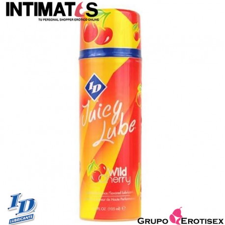 Juicy Lube 105 ml · Lubricante sabor a cereza salvaje · ID Lubricants