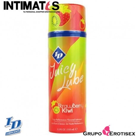 Juicy Lube 105 ml · Lubricante sabor a fresa & kiwi · ID Lube