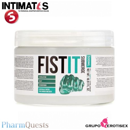 Fist-it Anal Submerge 500ml · Lubricante 100% puro · PharmQuest