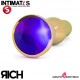 R4 - Gold Plug - 120mm - Purple Sapphire · Rich