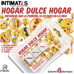 Hogar Dulce Hogar · 3 Dados Mini Emoticonos · Inedit