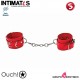 Leather Cuffs - Red · Esposas de Cuero · Ouch!