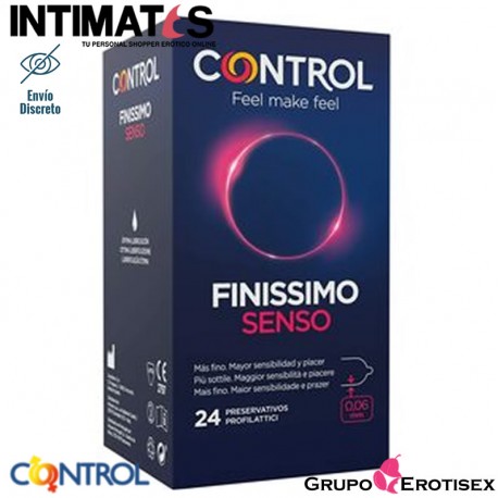 Finissimo Senso · 24 Preservativos · Control