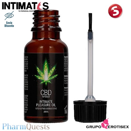 Infused CBD - 20 ml · Aceite de placer íntimo con cannabidol · PharmQuest
