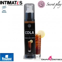 Lubricante 2 en 1 efecto calor 50ml - Cola · Secret Play
