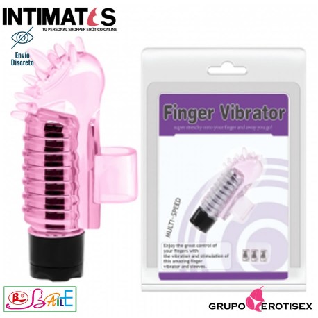 Finger vibrator · Estimulador dedo súper elástico · Baile