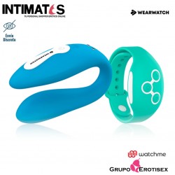 Dual Watchme - Azul-Verde · Vibrador para parejas · Wearwatch