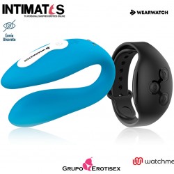 Dual Watchme - Azul-Negro · Vibrador para parejas · Wearwatch