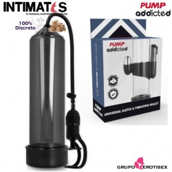 Power Pump RX 5 - Black · Bomba de succión con vibración · Pumped addicted