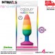 Colours - Edición Orgullo -Plug de placer - Medio - Arco iris · nsnovelties