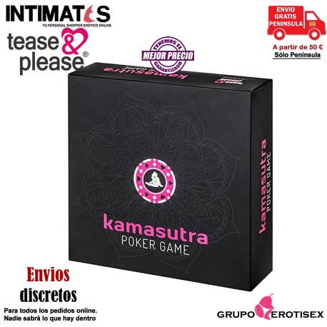 Kamasutra · juego erótico de póker · Tease&Please
