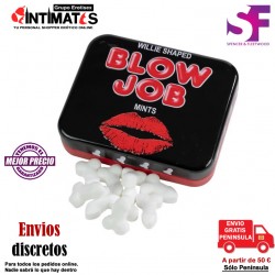 Blow Job Mints · Caramelos de menta · Spencer & Fleetwood