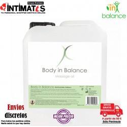 Massage Oil 5L · Aceite de cuidado íntimo · Body in Balance