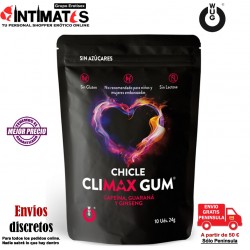 WUG Climax · Mastica y disfruta · 10 uds. · Functional Gums