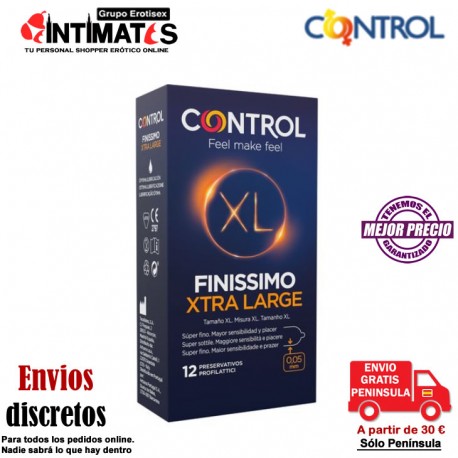 Finissimo XL · 12 Preservativos · Control
