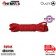 Kinbaku Mini Rope · Cuerda roja de dominación 1,5m · Ouch!