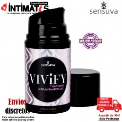 Vivify 50ml · Gel astringente y rejuvenecedor femenino · Sensuva