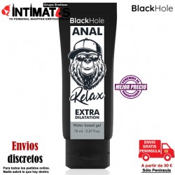 Anal Relax Extra Dilatación · Lubricante a base de agua 70ml · BlackHole