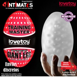 Giant Egg Stamina Nodules Edition - Rojo · Masturbador masculino · Lovetoy