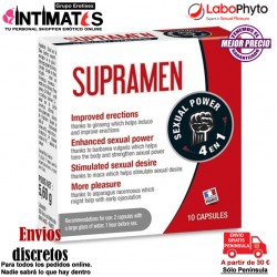 SupraMen - 10 uds. · Para un sexo más duradero e intenso · LaboPhyto