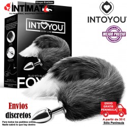 Fox Tail · Plug anal con cola - S/M · Intoyou