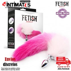 Pink Fox Tail · Plug anal con cola - S · · Fetish Addict