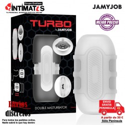 Turbo · Masturbador masculino doble entrada · Jamyjob