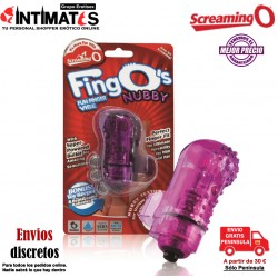 Fing O · Mini masajeador vibrador de dedo · Screaming O