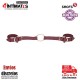 Luxurious and Fashionable Handcuff With Connector - Burgundy · Ouch! Halo