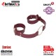 Luxurious and Fashionable Handcuff With Connector - Burgundy · Ouch! Halo