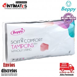 Soft + Comfort Tampons EXTRA SOFT softpack (4st.) · Beppy