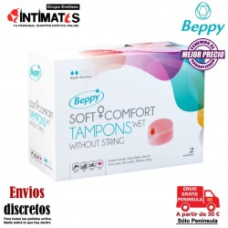 Soft + Comfort Tampons WET (2st.) · Tampones lubricados · Beppy