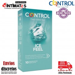 Ice Feel 10u. · Preservativos con efecto frio · Control
