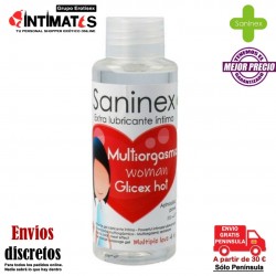 Multiorgasmic woman · Glicex Hot 100ml · Saninex