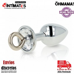 Plug anal de aluminio con anilla en la base · ÖhMama