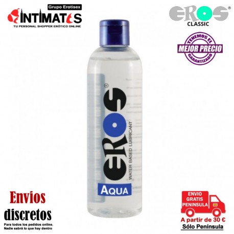 Aqua – Flasche 250 ml · Lubricante a base de agua · Eros