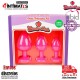 Anal Training Kit · Set de plugs anales rosa · Candy & Lust