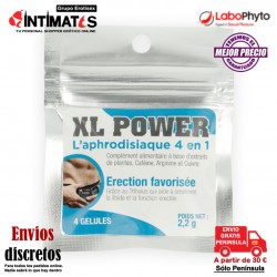 XL Power - 4 caps. · Mejora el rendimiento sexual de los hombres · LaboPhyto