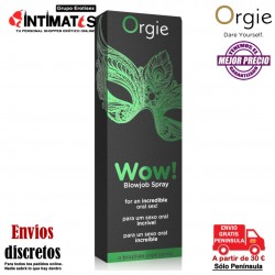 Wow! · Spray oral para mamadas · Orgie