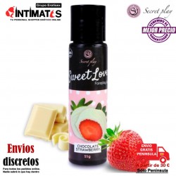 Sweet Love - Fresa y chocolate blanco · Lubricante comestible 55g · Secret Play